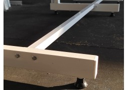 Опора пристінна (тр.60х30мм) L1,48м. (біла)